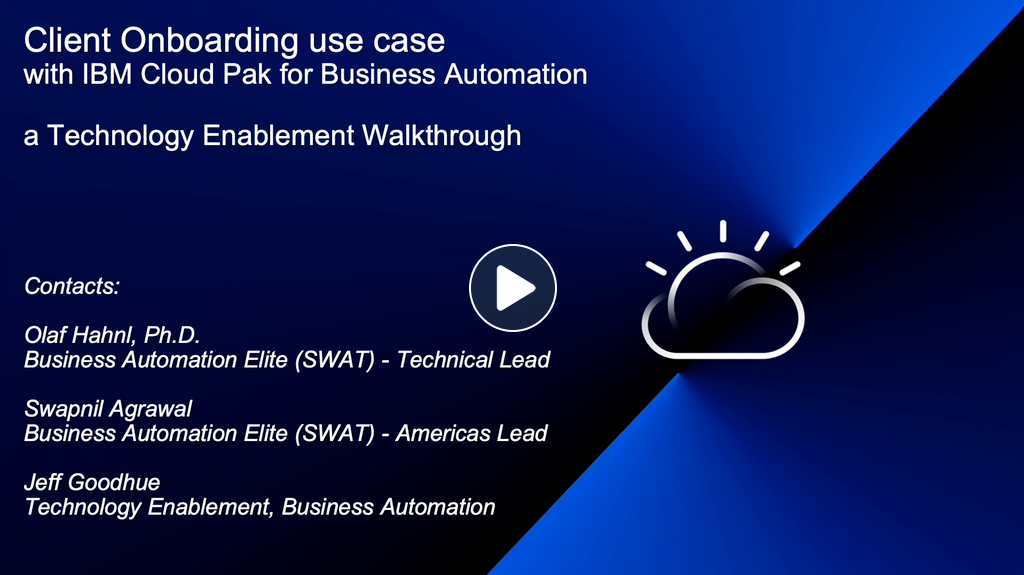 Client Onboarding Walkthrough Video